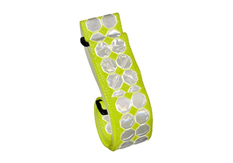 Cyalume Cyflect Photoluminescent Reflective PT Belt, Perfect for Running, Military Issued - 2" W x 5-1/2' L (Yellow)