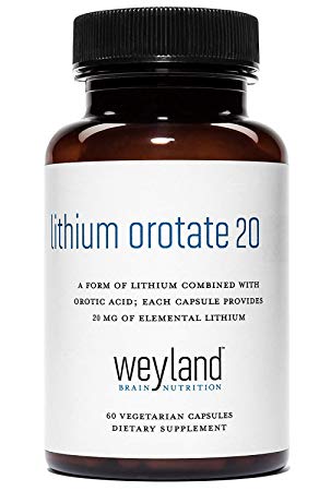 Weyland: Lithium Orotate - 20mg of Elemental Lithium (as Lithium Orotate) per Vegetarian Capsule