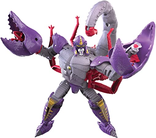 Transformers Toys Generations War for Cybertron: Kingdom Deluxe WFC-K23 Predacon Scorponok Action Figure - Kids Ages 8 and Up, 5.5-inch