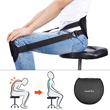 HailiCare Correct Back Posture Better Back Shark Tank, Back Support Pad for Better Sitting Posture & Correcting Brace Ergonomic Waist Protector for Lower Back Pain Relief