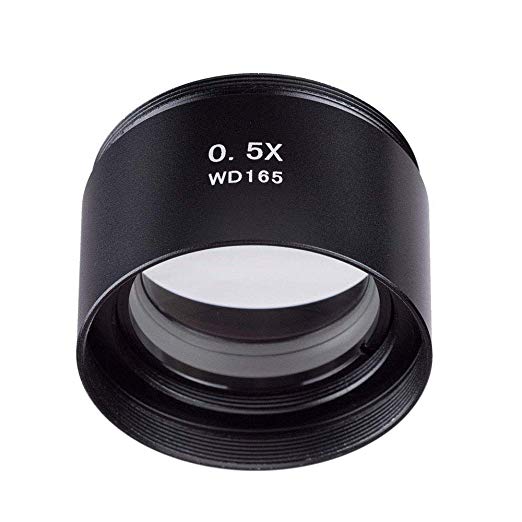 Gsmkey SM05 0.5X Barlow Lens for SM Series Stereo Microscopes (48mm)