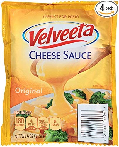 Velveeta Cheese Sauce - 4 4 Oz Packets