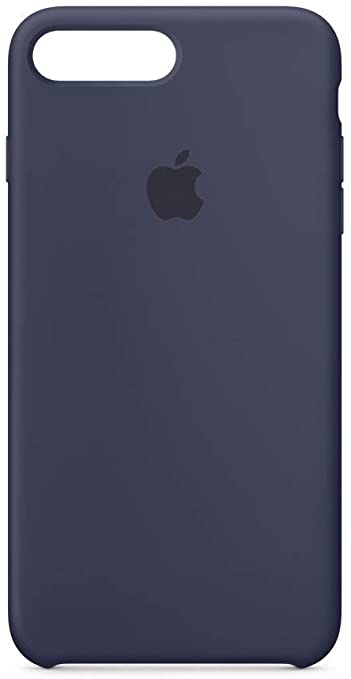 iPhone 8 Plus Case，iPhone 7 Plus Case，MAGGICWEI-DL Soft Silicone Case Cover for Apple iPhone 8 Plus (5.5 inch) (Navy Blue)