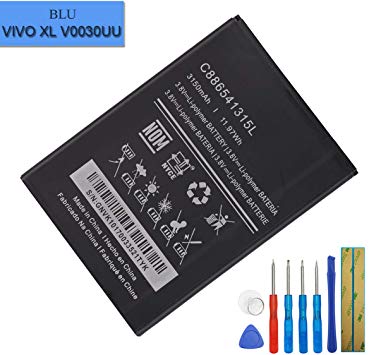 New Replacement Battery C886541315L Compatible with BLU VIVO XL V0030UU with Tools