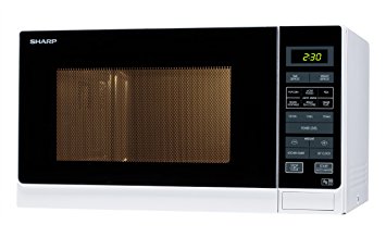 Sharp 25 Litre Solo Microwave, White