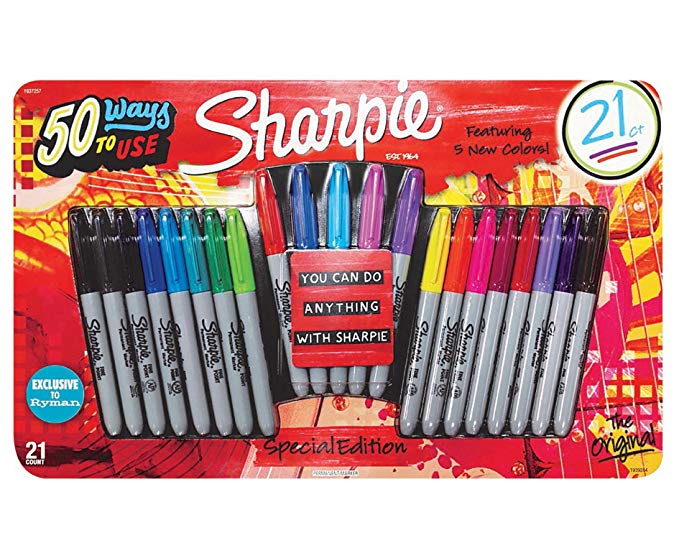 Sharpie Permanent Markers Limited Edition 21ct Value Pack