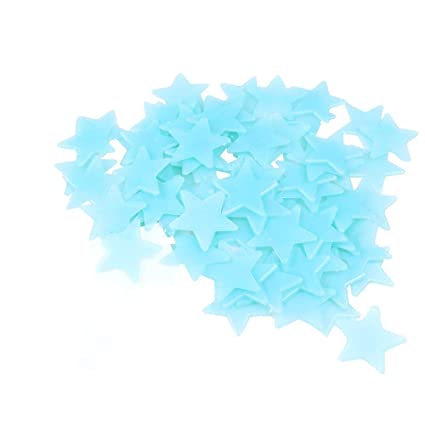 Ultra Brighter Glow in The Dark Stars for Kids - Special Deal 100 Count, Amazing for Children and Toddler Decorations Wall Stickers for Boys Room! (Blue)