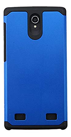 Asmyna Carrying Case for ZTE-Z958 - Retail Packaging - Blue/Black