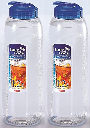 Lock&Lock Aqua Easy Grip Bottle Set, 1.2 litres, Set of 2