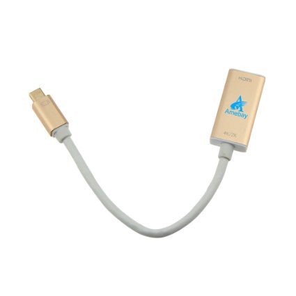 Amebay 4K Mini Display Port to HDMI Cable Thunderbolt Compatible for Macbook