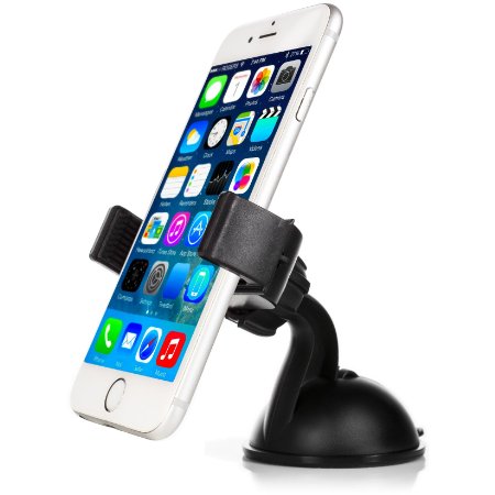 Mobility Universal Smart Phone Car Mount with Suction for Dashboard  Windshield - Compatible with Virtually any Smartphone Including Apple iPhone Samsung Galaxy and More