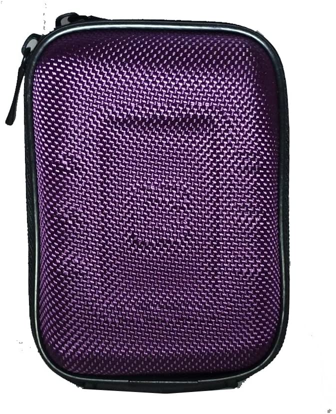 BV & Jo Snug fit Camera Case Compatible with Canon SX620 IXUS 285 275,185 180,SONY W800, AbergBest, Andoer camera(Purple)