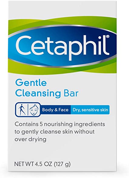 Cetaphil Gentle Cleansing Bar, 4.5 Ounce Bar (Pack of 3) by Cetaphil