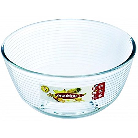 Arcuisine Borosilicate Glass Mixing Bowl (5.5-Inch 17 oz.)