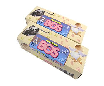 BOS, Amazing Odor-sealing Disposable Bags (400 Bags - 2 Packs of 200) [Size:S, Color:Pink]