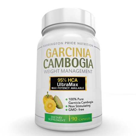Garcinia Cambogia Pure Ultra Max Strength 95% HCA 1500mg Pure Natural Fat Burning Weight Loss Magic Gold Standard 100% Satisfaction Guarantee