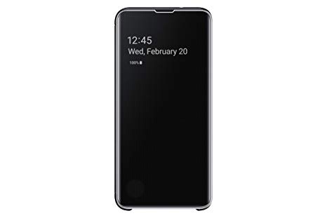 Samsung Galaxy S10e S-View Flip Case, Black