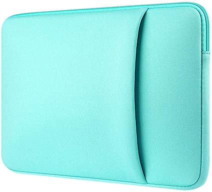 ProElife 13-13.3" Slim Laptop Sleeve Case Bag Neoprene Lightweight Laptop Protector Cover for MacBook Pro/Air 13", Surface Book 1/2 13.5", 13-13.3 Inch Dell Asus HP Samsung Laptop (Turquoise Blue)