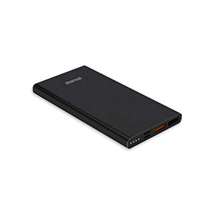 Charmast 10400mAh Portable Charger USB C Power Bank with Qualcomm Quick Charge 3.0 Tech, 18W Power Delivery Battery Pack for Nintendo Switch, iPhone X/8, Google Pixel 2, Samsung Galaxy and More (Black)