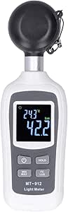 MT‑912 Handheld Digital Light Meter LCD Mini Luxmeter Luminometer Photometer Brightness Measurement 0~200K Lx / 0Fc~20KFc