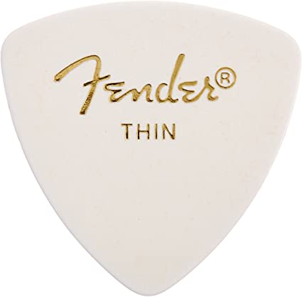Fender 346 Shape Classic Celluloid Picks (12 Pack) for electric guitar, acoustic guitar, mandolin, and bass