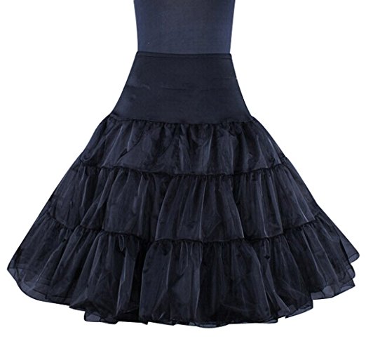 50s Retro Underskirt Swing Vintage Petticoat Fancy Net Skirt Rockabilly Tutu
