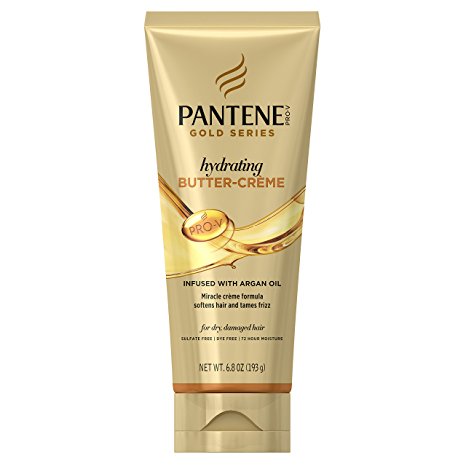 Pantene Pro-V Gold Series Hydrating Butter-Creme, 6.8 Fluid Ounce for African American, Ethnic and Curly Hair Care