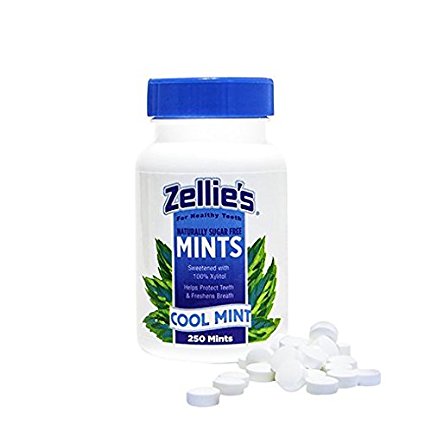 Zellies Cool Mint Mints, 250 count jar