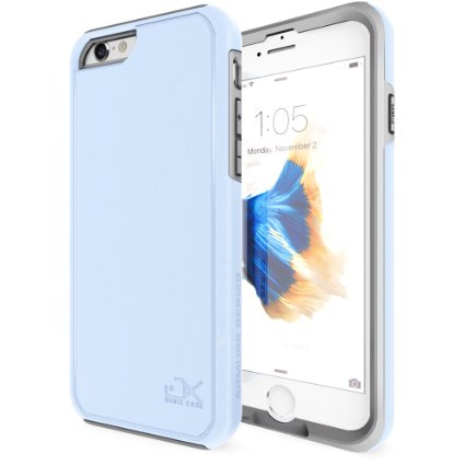 iPhone 6S Case, Genix Case Armor Series Dual Layer Premium Protective Case for Apple iPhone 6 (2014) / iPhone 6S (2015) - Blue/ Gray