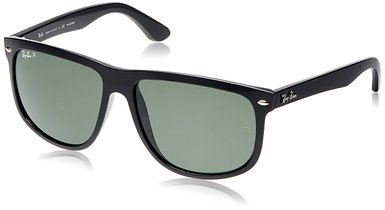 Ray-Ban Square Sunglasses in Black Crystal Grey Gradient RB4147 601/32 60