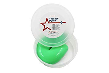 Therapy Putty Resistive Hand Exercise Putty, 2 Ounce Green Medium