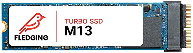 Feather M13 Turbo SSD (128GB) and Tools, macOS - m.2 NVMe PCIe Drive Upgrade for Apple MacBook Pro 2013-2015, MacBook Air 2013-2017, iMac 2013-2017