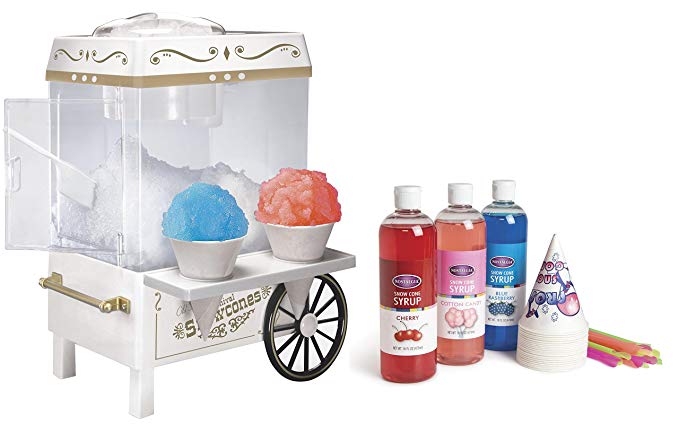 Nostalgia SCM502BUN Snow Cone Maker - Bonus Bundle