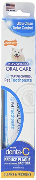 Nylabone Dental Advanced Oral Care Tartar Control Toothpaste (Pack of 3)