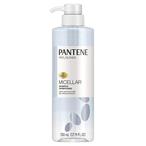 Pantene, Shampoo, with Micellar Water, Gentle Cleansing Pro-V Blends, 17.9 fl oz