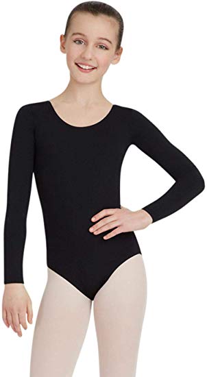 Capezio Girls' Team Basics Long Sleeve Leotard