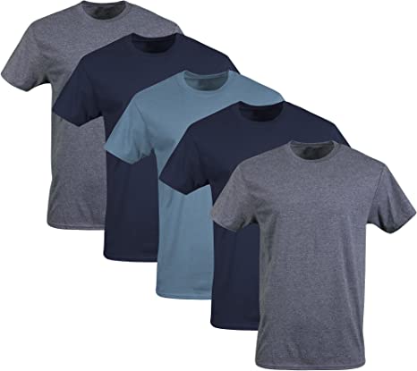 Gildan Mens Assorted Crew T-Shirt Multipack