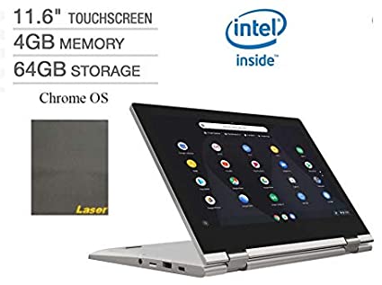 2020 Newest Lenovo Chromebook 2-in-1 11.6" Touch-Screen Laptop Computer Business Student Online Class/Remote Work, Intel Celeron N4000, 4GB RAM, 64GB eMMC,WiFi, Bluetooth,Chrome OS   Laser Mouse Pad