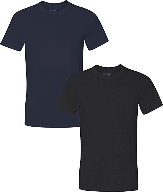 Gildan Men's Moisture Wicking Polyester Performance T-Shirt, 2-Pack