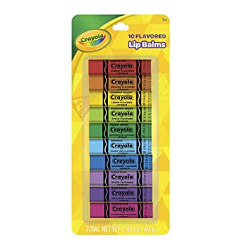 Crayola 10 Pack Flavored Lip Balms