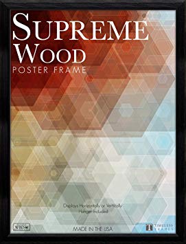 Timeless Expressions Supreme Woods Wall Frame, 18 x 24, Black