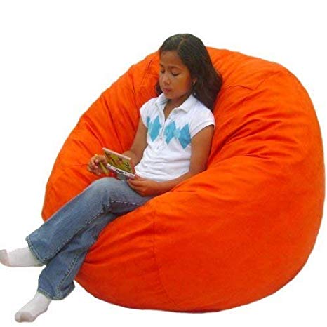 Cozy Sack 3-Feet Bean Bag Chair, Medium, Pumpkin