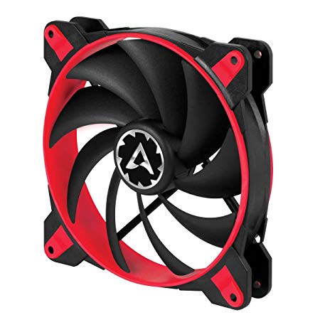 ARCTIC BioniX F140-140 mm Gaming Case Fan with PWM PST | Cooling Fan with PST-Port (PWM Sharing Technology) | Regulates RPM in sync - Red