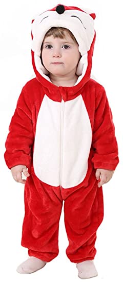 Tonwhar Unisex-Baby Animal Onesie Costume Cartoon Outfit Homewear