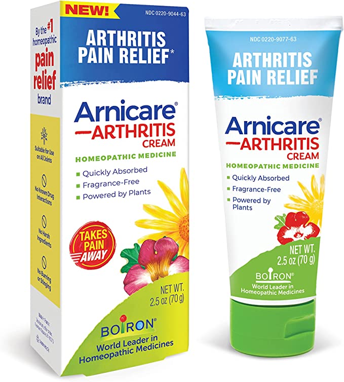 Boiron Arnicare Arthritis Cream for Minor Joint and Muscle Pain or Stiffness from Arthritis, Minor Injuries, Overexertion, or Repetitive Motions - 2.5 oz