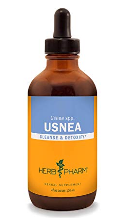 Herb Pharm Usnea Liquid Extract for Cleansing and Detoxification - 4 Ounce