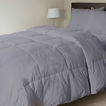 Super Soft Cotton 800 Thread Count 300 GSM Comforter 100% Egyptian Cotton King Silver Grey