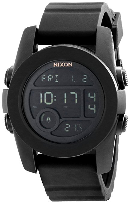 Nixon Men's Unit 40 Digital Watch With Silicone Band