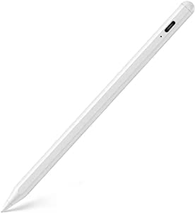 Adonit ADZ010WH Magnetical Attachment & Easy-to-Read Battery Status Pencil for Writing/Drawing Stylus Compatible with Most iOS & Android Devices