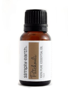 Patchouli Essential Oil by Simply Earth - 15 ml, 100% Pure Therapeutic Grade